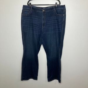 NWT J. JILL Bootcut High Rise Highland Wash Stretch Waist 28 Plus Size